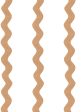 Ric-Rac Stripe on White  Wallpaper by Sarah Jessica Parker - Pecan Supply