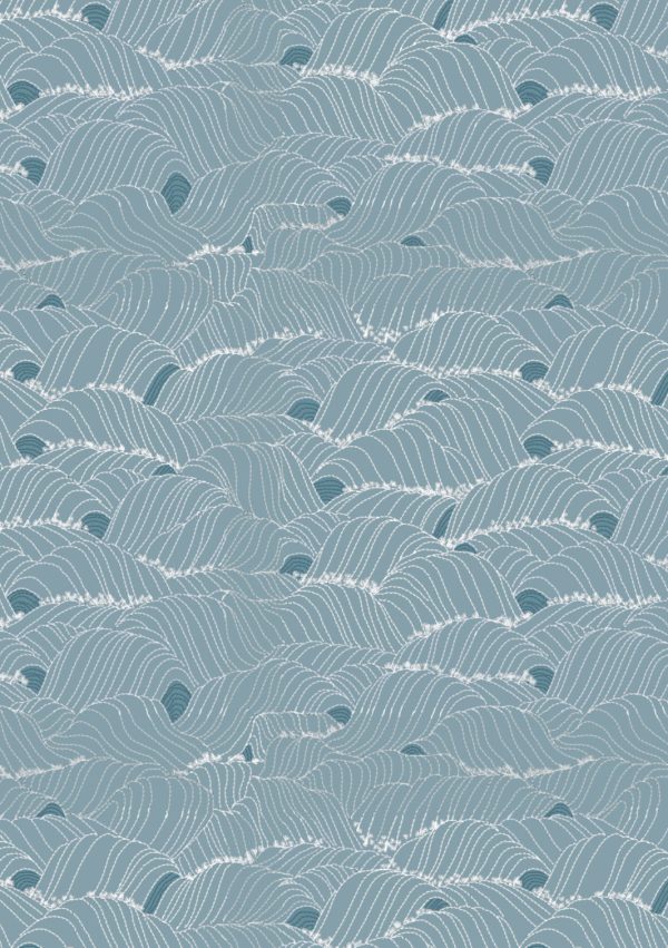 Storm Waves  Wallpaper by Lingua Franca - Seaglass For Cheap