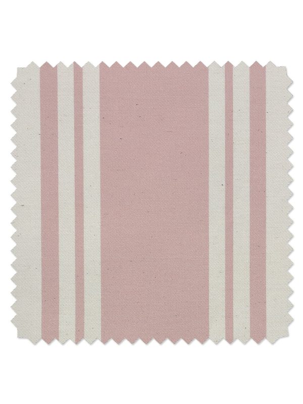 Fabric by the Yard - Yorkshire Stripe - Ballet Slipper on Organic Twill Cheap