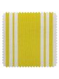 Fabric by the Yard - Yorkshire Stripe - Yellow on Raw Canvas Sale