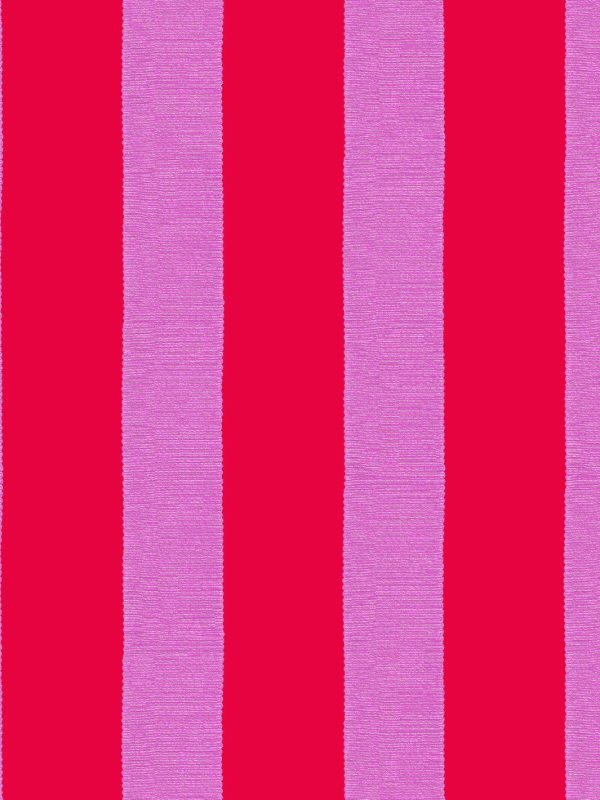 Grosgrain Stripe  Wallpaper by Sarah Jessica Parker - Geranium Lilac Cheap