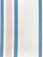 Fabric by the Yard - Between the Lines - Blue Pink on Linen Fashion