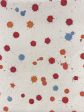 Fabric by the Yard - Splattered - Berry Sky on Organic Twill Online now