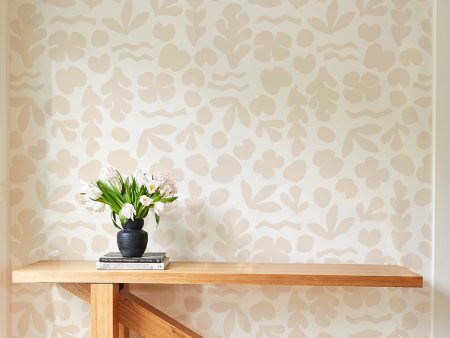 Sea Garden  Wallpaper by Tea Collection - Taupe Hot on Sale