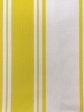 Fabric by the Yard - Yorkshire Stripe - Yellow on Raw Canvas Sale