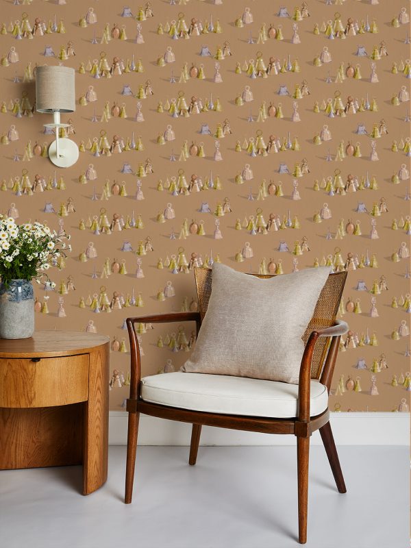 All The Bells  Wallpaper by Sarah Jessica Parker - Pecan For Discount