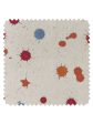 Fabric by the Yard - Splattered - Berry Sky on Organic Twill Online now