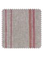 Fabric by the Yard - Two Tone Stripe - Creamsicle on Linen on Sale