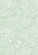 Waves  Wallpaper by Lingua Franca - Green on White Cheap