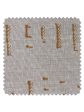 Fabric by the Yard - Stitch - Terracotta on Flax Linen Discount