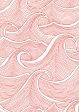 Waves  Wallpaper by Lingua Franca - Red on White on Sale