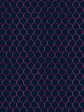 Evelyn s Chicken Wire  Wallpaper by Sarah Jessica Parker - Raspberry on Navy Online Hot Sale