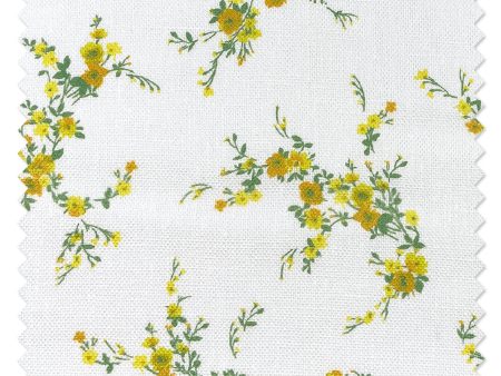 Fabric by the Yard - Jolene - Daffodil on Linen Online Hot Sale