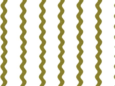 Ric-Rac Stripe on White  Wallpaper by Sarah Jessica Parker - Olive Online now