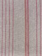 Fabric by the Yard - Two Tone Stripe - Creamsicle on Linen on Sale