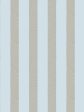 Grosgrain Stripe  Wallpaper by Sarah Jessica Parker - Misty Blue Metal Online