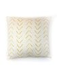 Arrows  Throw Pillow by Nathan Turner - Gold on California Cotton For Discount