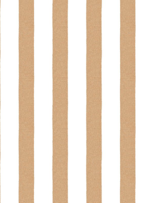 Grosgrain Stripe on White  Wallpaper by Sarah Jessica Parker - Pecan Fashion