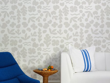 Sea Garden  Wallpaper by Tea Collection - Stone Cheap