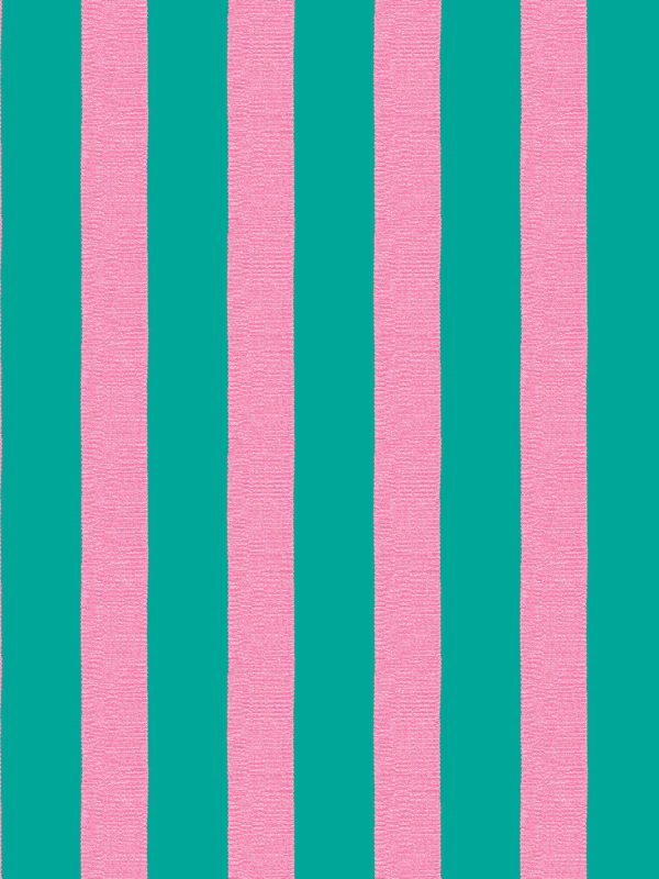 Grosgrain Stripe  Wallpaper by Sarah Jessica Parker - Teal Blush Cheap