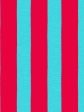 Grosgrain Stripe  Wallpaper by Sarah Jessica Parker - Scarlet Capri Blue Supply