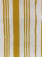 Fabric by the Yard - Painted Stripes - Gold on Flax Linen Online Sale