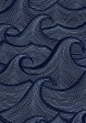 Waves Two Tone  Wallpaper by Lingua Franca - Navy Online