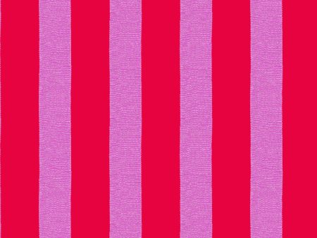 Grosgrain Stripe  Wallpaper by Sarah Jessica Parker - Geranium Lilac Cheap