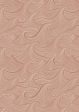 Waves Two Tone  Wallpaper by Lingua Franca - Clay For Sale