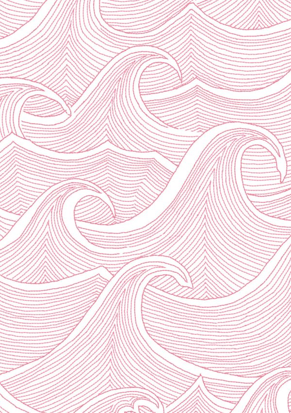 Waves  Wallpaper by Lingua Franca - Pink Online now