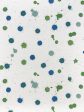 Fabric by the Yard - Splattered - Blue Citrine on Organic Twill Online now