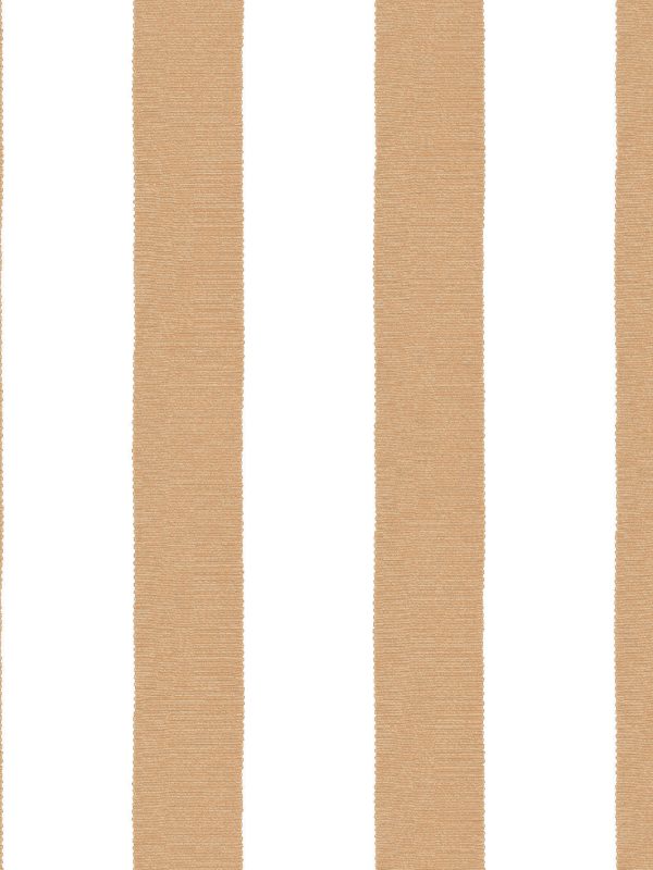 Grosgrain Stripe on White  Wallpaper by Sarah Jessica Parker - Pecan Fashion