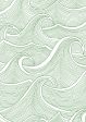 Waves  Wallpaper by Lingua Franca - Green on White Cheap