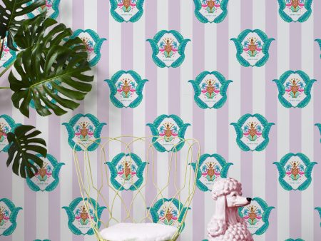 Barbie™ Land Seal  Wallpaper by Barbie™ - Lilac Hot on Sale