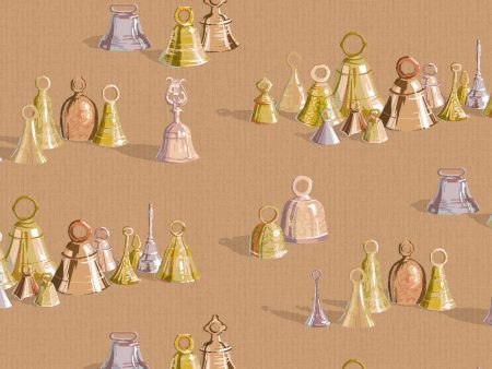 All The Bells  Wallpaper by Sarah Jessica Parker - Pecan For Discount