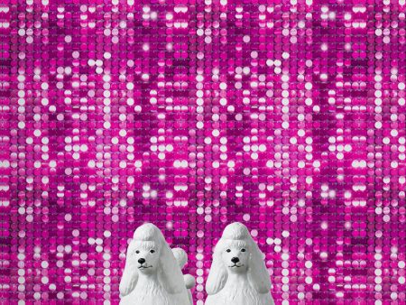 Barbie™ Sequin  Wallpaper by Barbie™ - Barbie Pink Hot on Sale