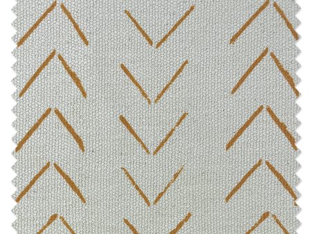 Fabric by the Yard - Arrows - Terracotta on California Cotton Online now