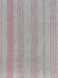 Fabric by the Yard - Painted Stripes - Pink on Flax Linen Online Sale