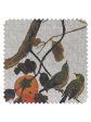 Fabric by the Yard - Persimmon Birds - Persimmon on Flax Linen For Discount