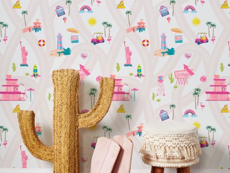 Barbie™ Land  Wallpaper by Barbie™ - Sand For Discount