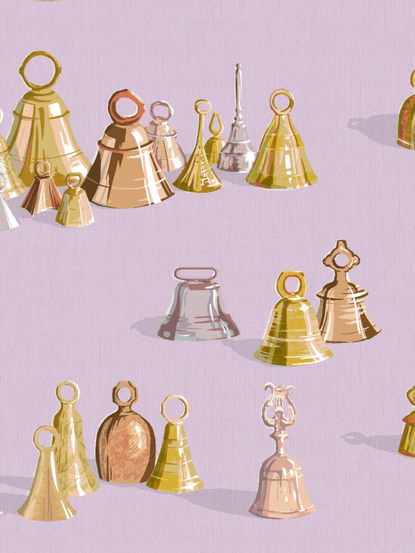 All The Bells  Wallpaper by Sarah Jessica Parker - Lavender Online Sale