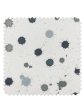 Fabric by the Yard - Splattered - Black Neutral on Organic Twill Discount