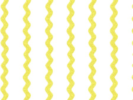 Ric-Rac Stripe on White  Wallpaper by Sarah Jessica Parker - Lemon Drop Online Hot Sale