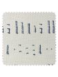 Fabric by the Yard - Stitch - Navy on Flax Linen on Sale