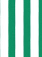 Grosgrain Stripe on White  Wallpaper by Sarah Jessica Parker - Emerald Cheap