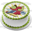 Back to School Books Abc Pencil Caterpillar Apple Edible Cake Topper Image ABPID13181 For Cheap