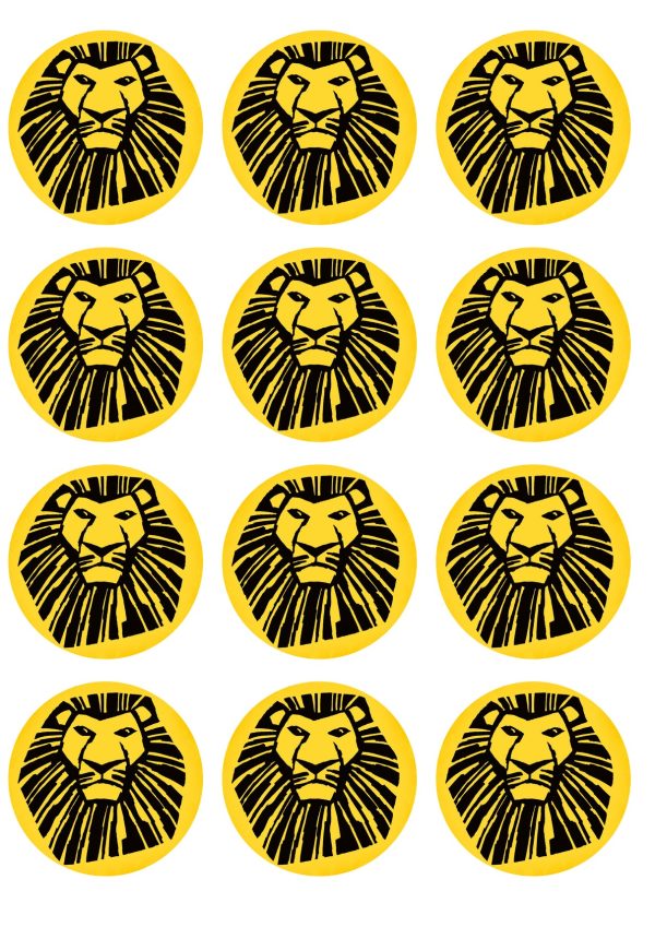 Disney The Lion King Broadway Musical Mufasa Edible Cupcake Topper Images ABPID14774 Supply