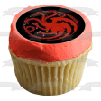 Game of Thrones Targaryen House Emblem Edible Cupcake Topper Images ABPID14809 Cheap