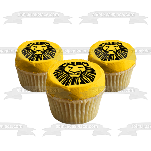 Disney The Lion King Broadway Musical Mufasa Edible Cupcake Topper Images ABPID14774 Supply