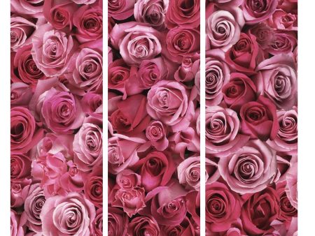 Pink Roses Pattern Edible Cake Topper Image Strips ABPID14817 Online Hot Sale